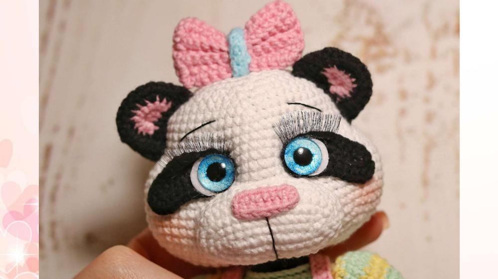 Crochet pattern Cute Panda