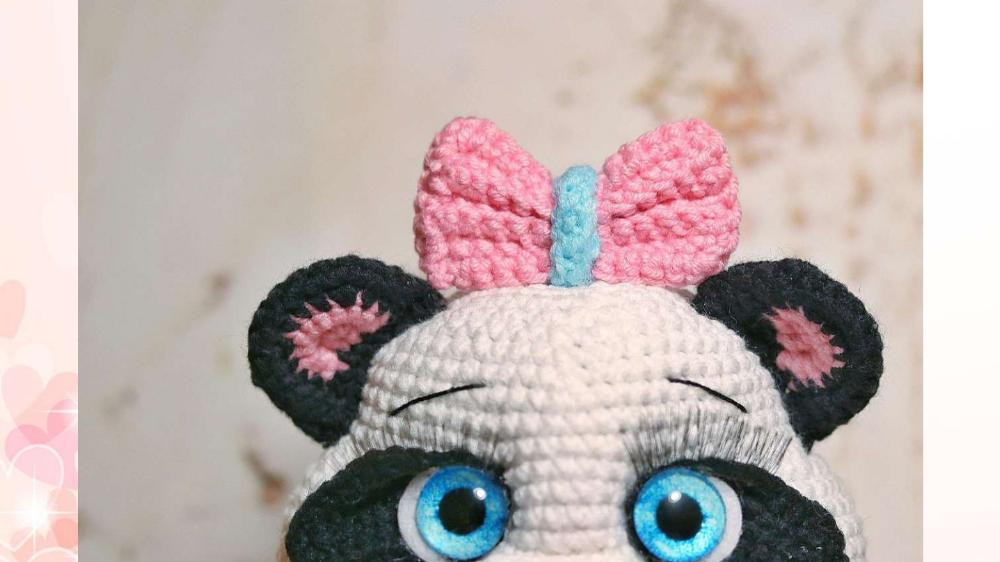 Crochet pattern Cute Panda