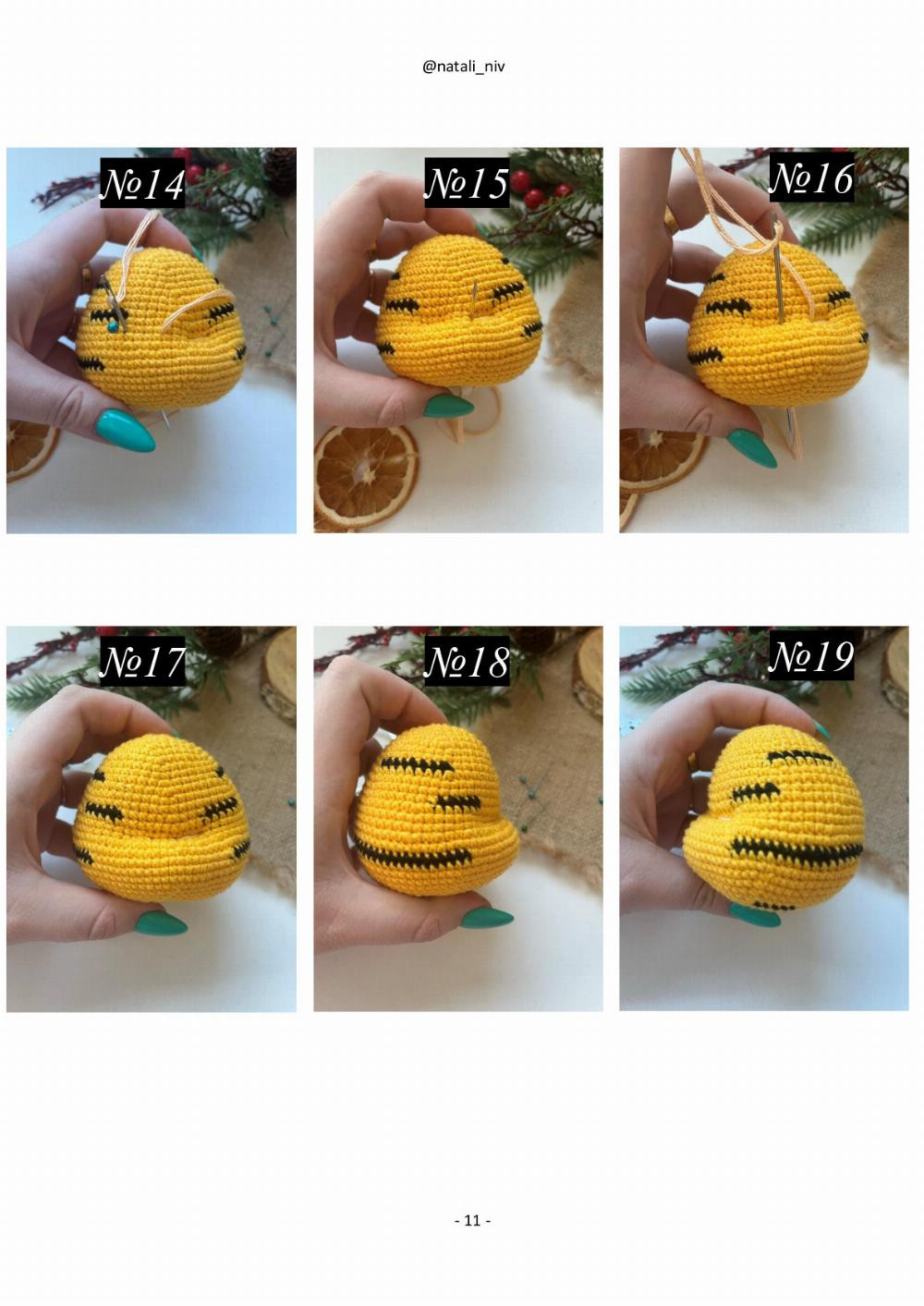 CROCHET PATTERN DEVIL BEE