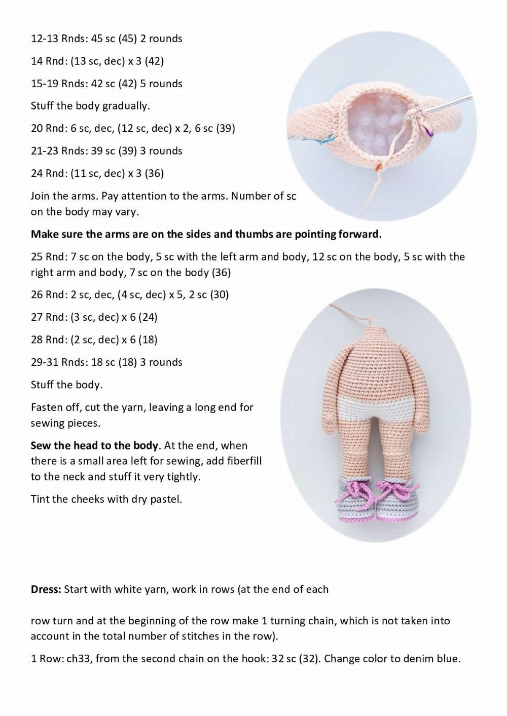 Crochet Pattern «Doll Kira»