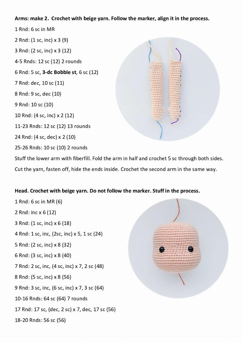 Crochet Pattern «Doll Kira»