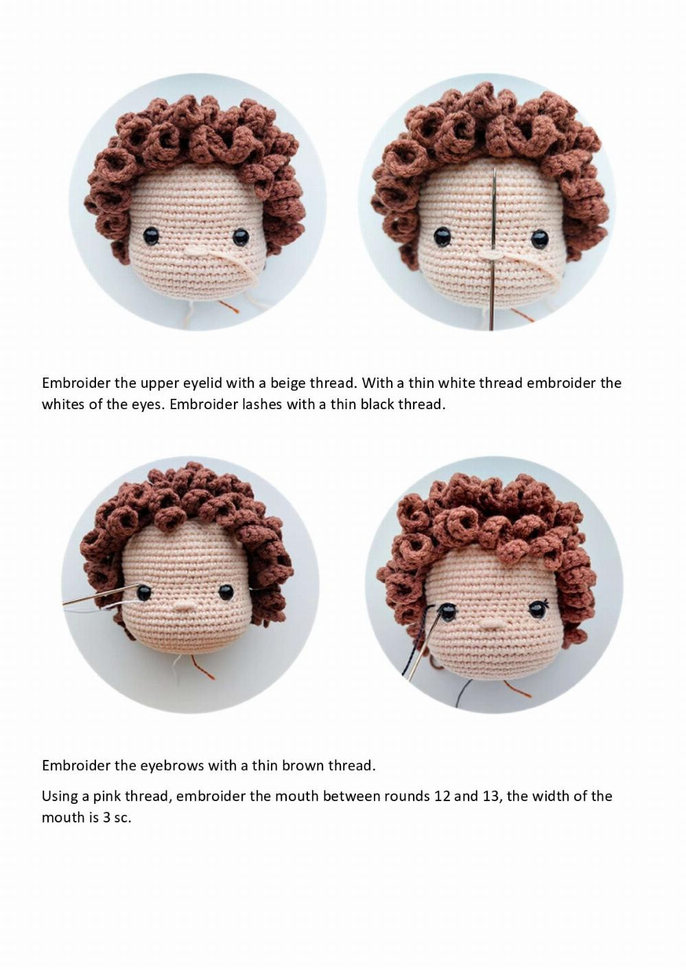 Crochet Pattern «Doll Kira»