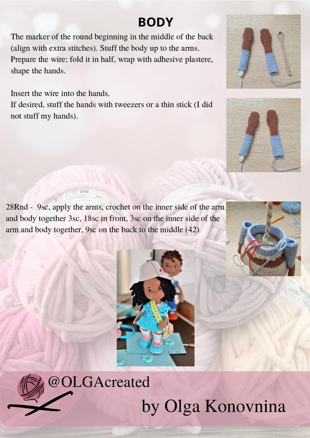 Crochet Pattern Doll Maria