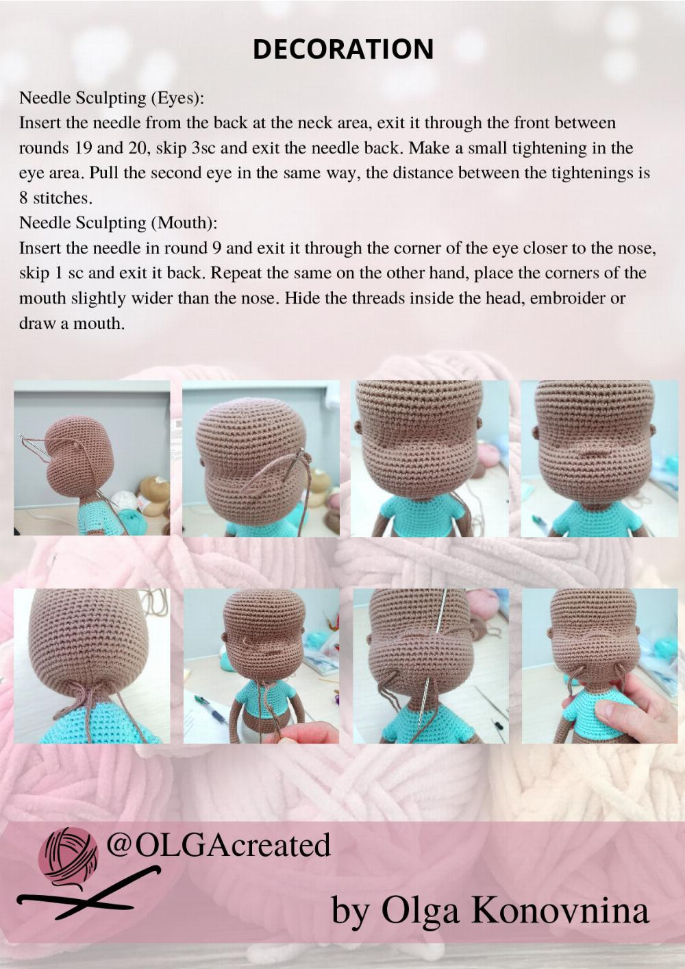 Crochet Pattern Doll Maria