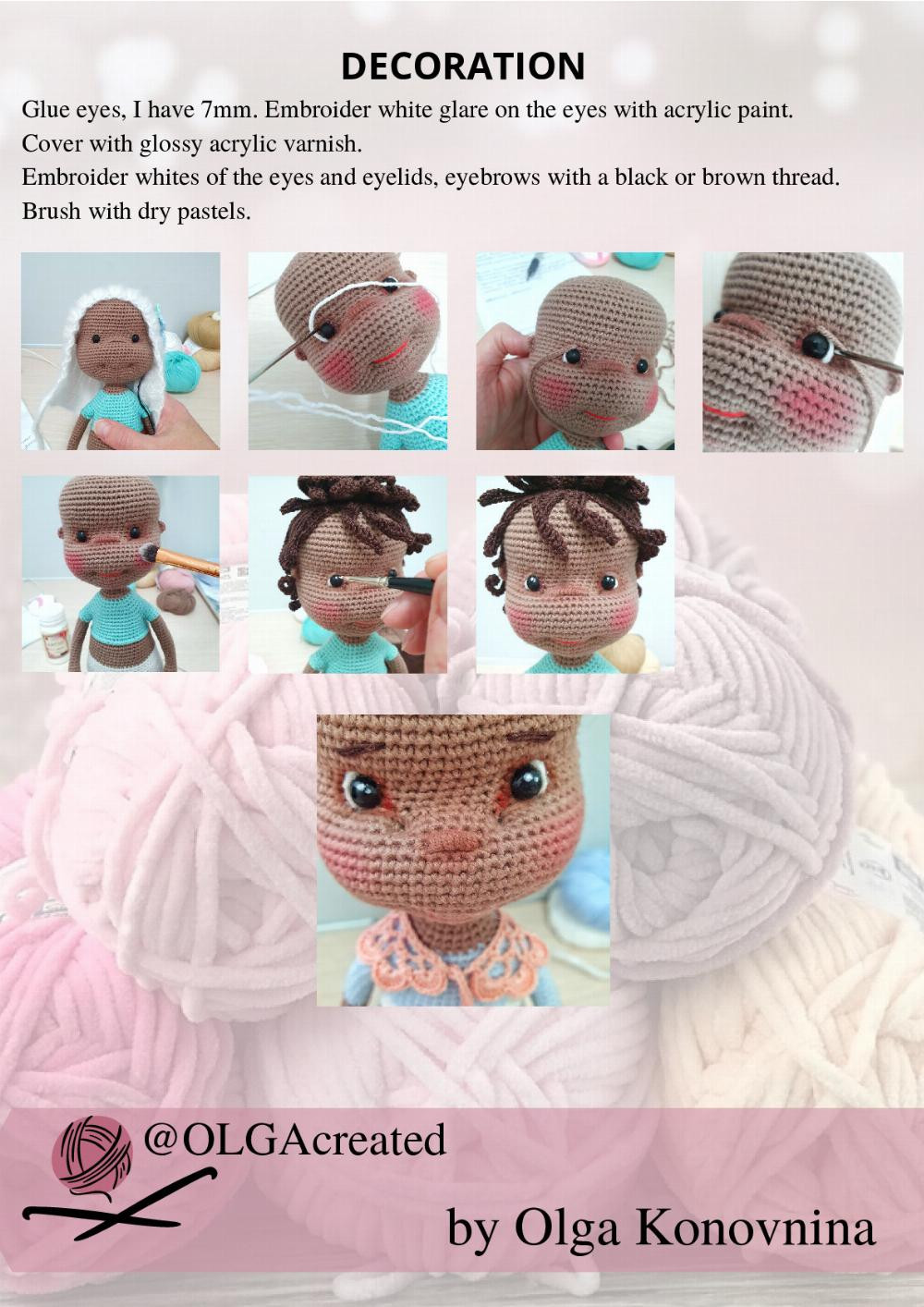 Crochet Pattern Doll Maria