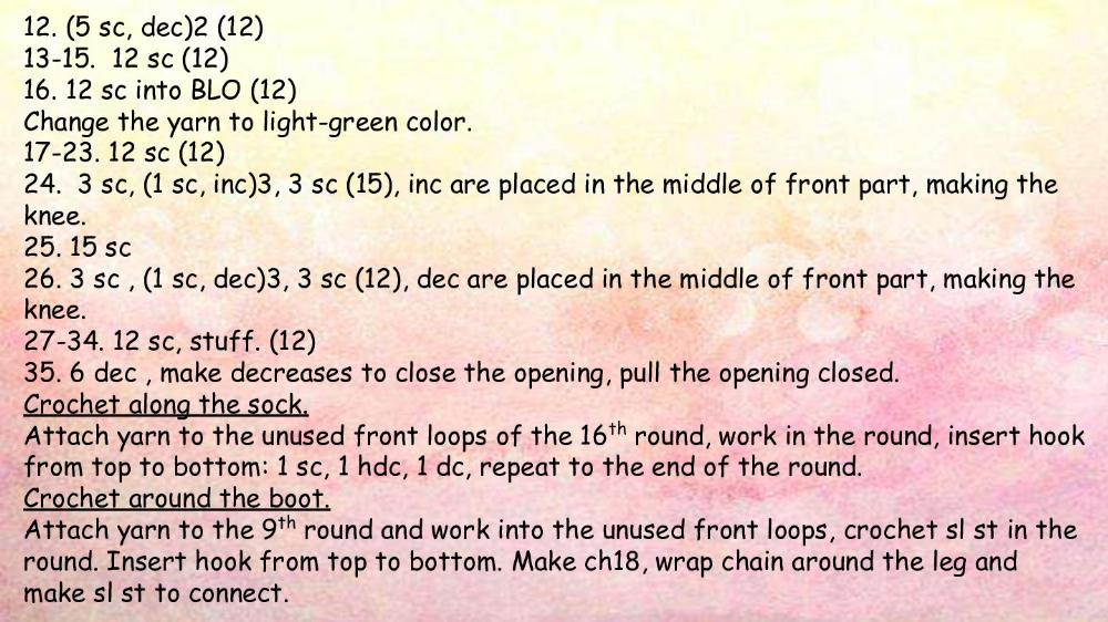 Crochet pattern “Dragonﬂy”