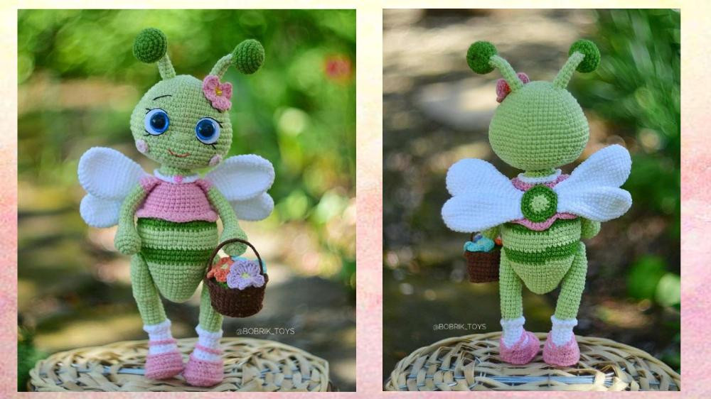 Crochet pattern “Dragonﬂy”