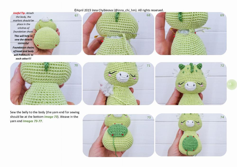 Crochet pattern “Drake the Dragon”