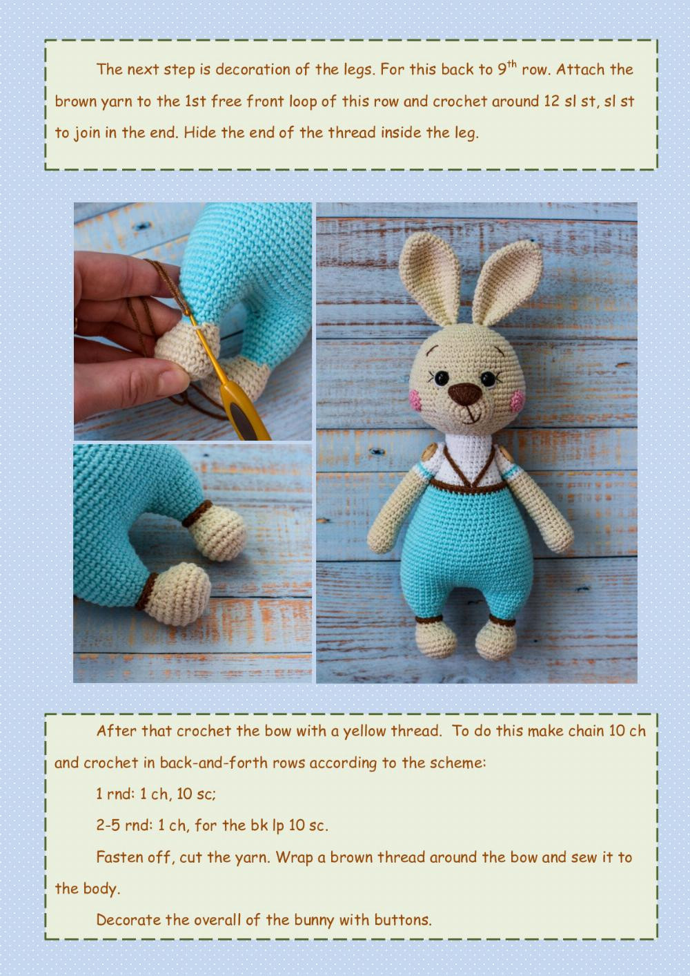 CROCHET PATTERN «EASTER BUNNY»