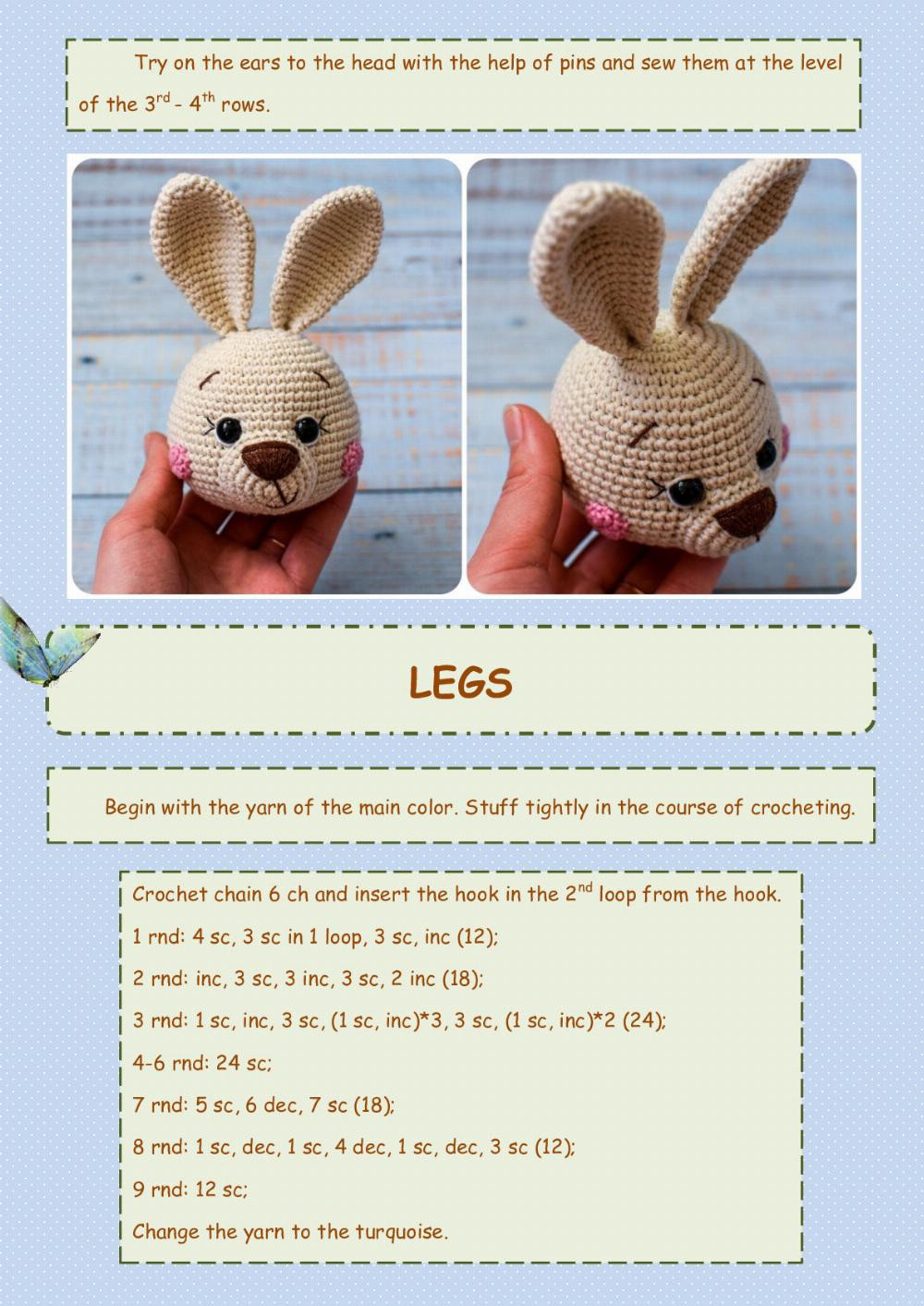 CROCHET PATTERN «EASTER BUNNY»