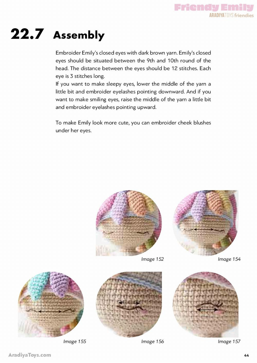 Crochet pattern for baby girl angel unicorn horse doll