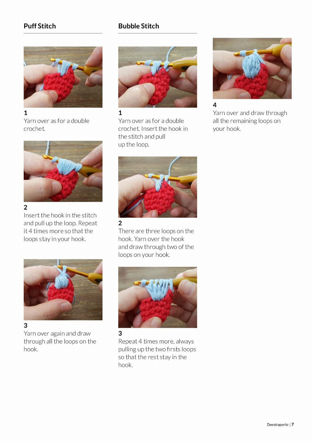 Crochet pattern for boys with red shaggy hair