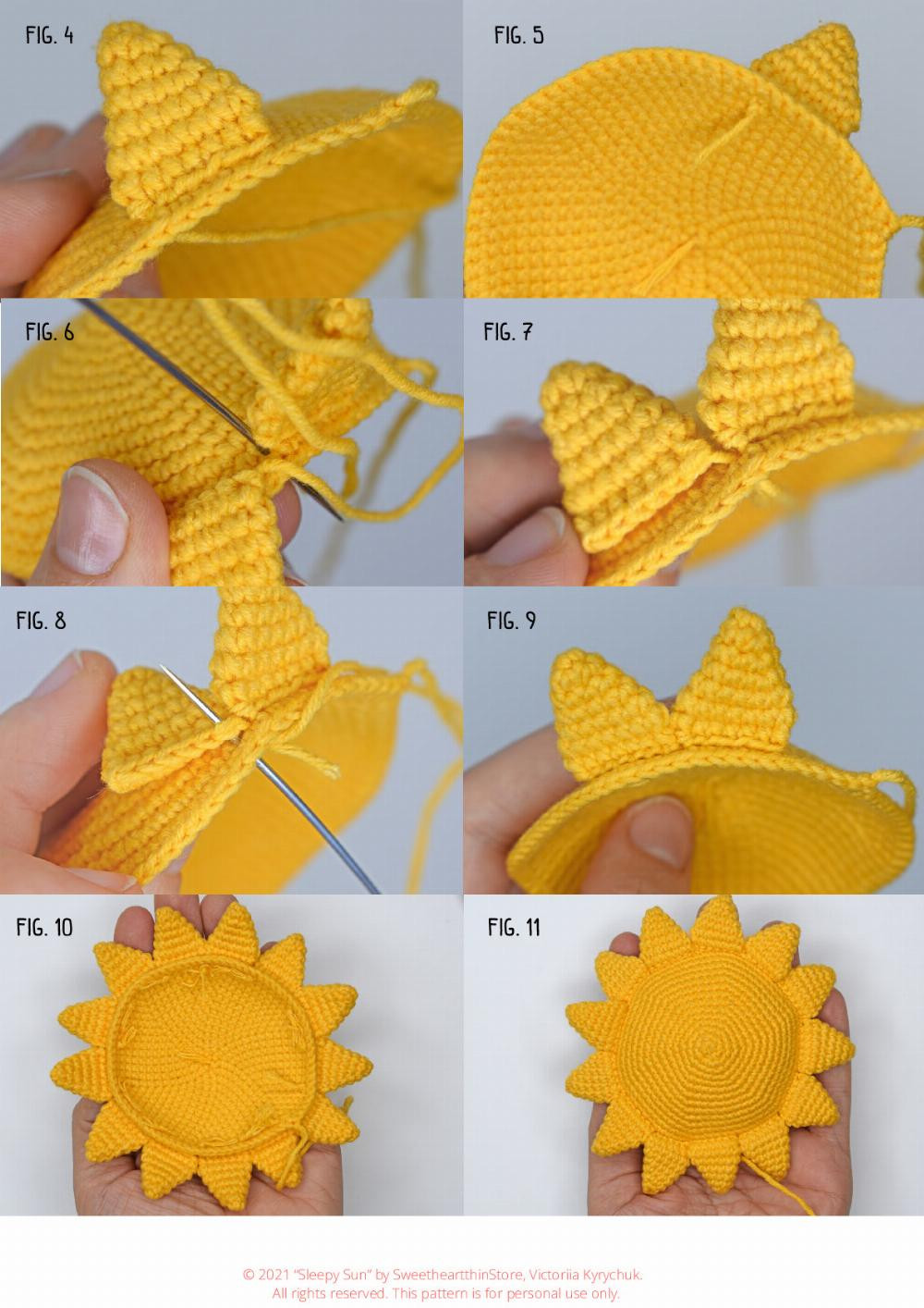 Crochet pattern | June 2021 Sleepy sun