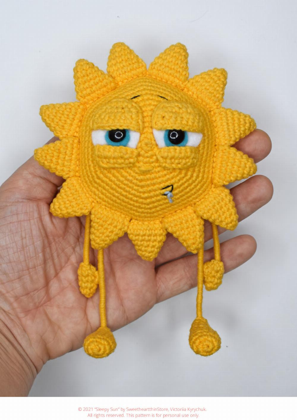 Crochet pattern | June 2021 Sleepy sun