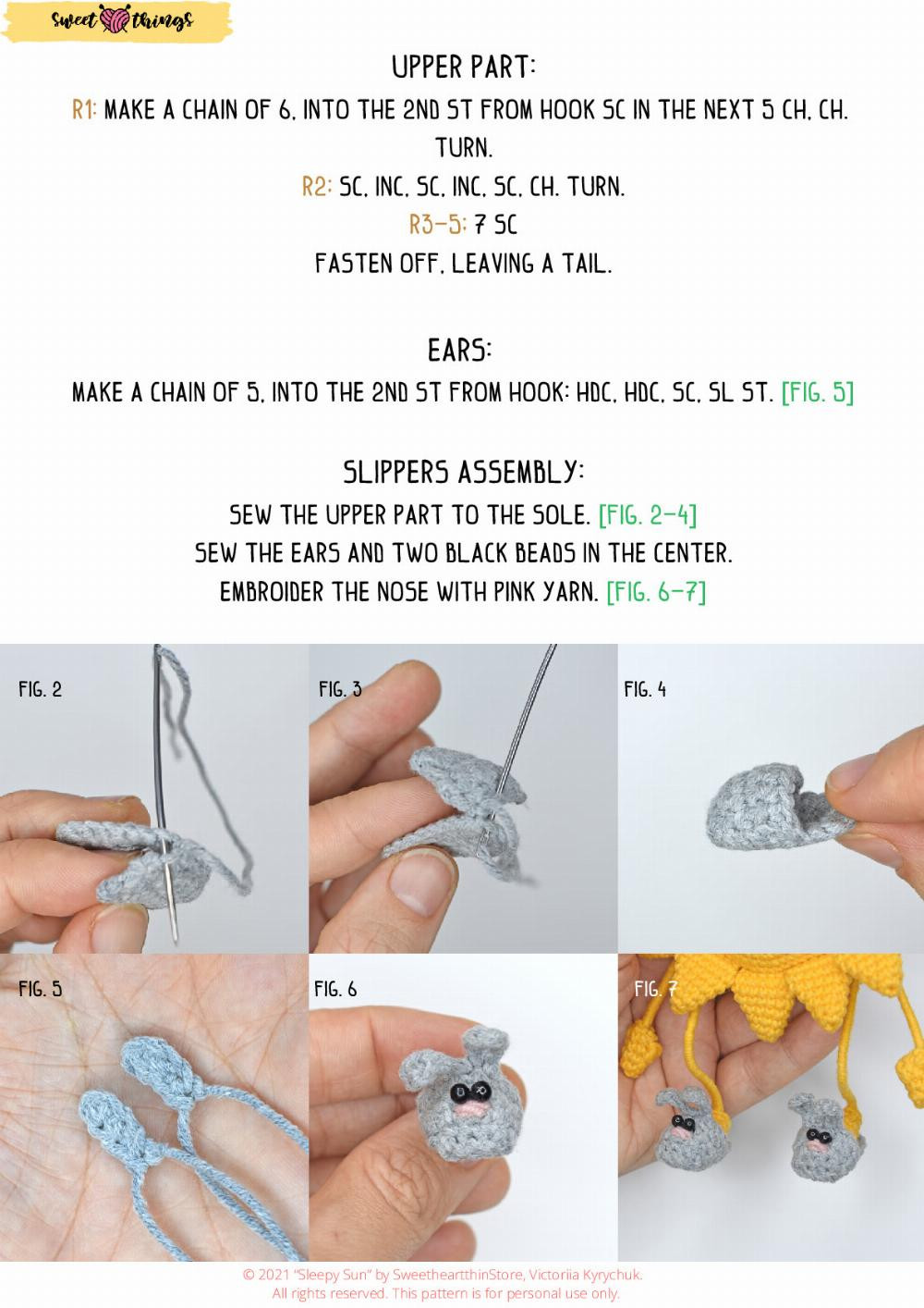 Crochet pattern | June 2021 Sleepy sun