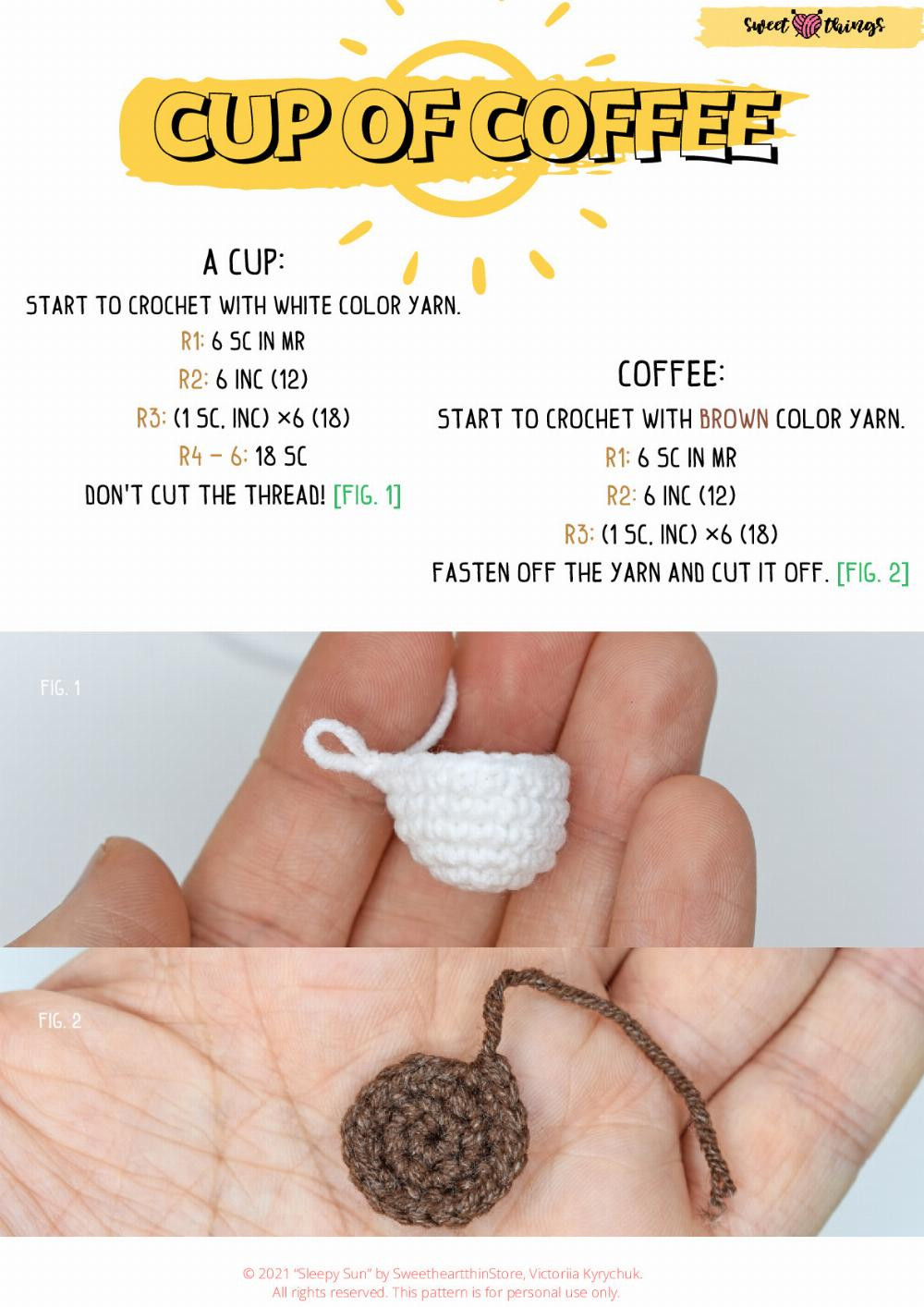 Crochet pattern | June 2021 Sleepy sun