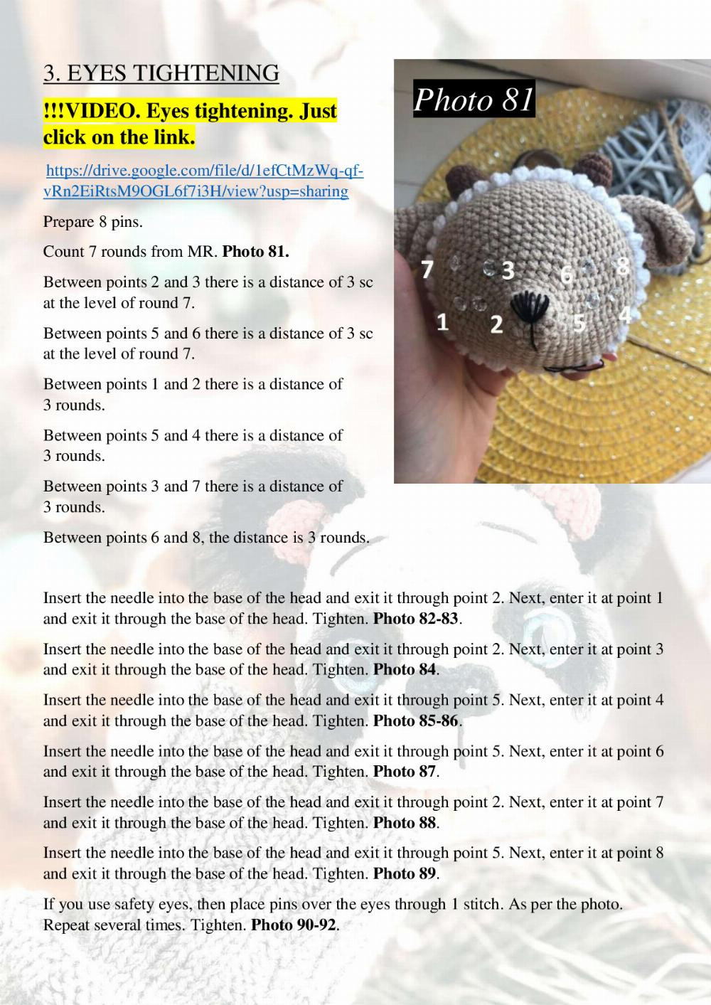 crochet pattern kelly the lamb