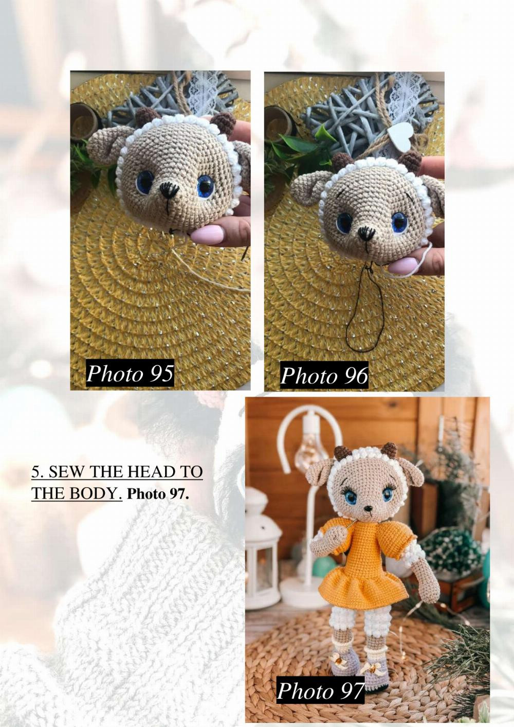 crochet pattern kelly the lamb