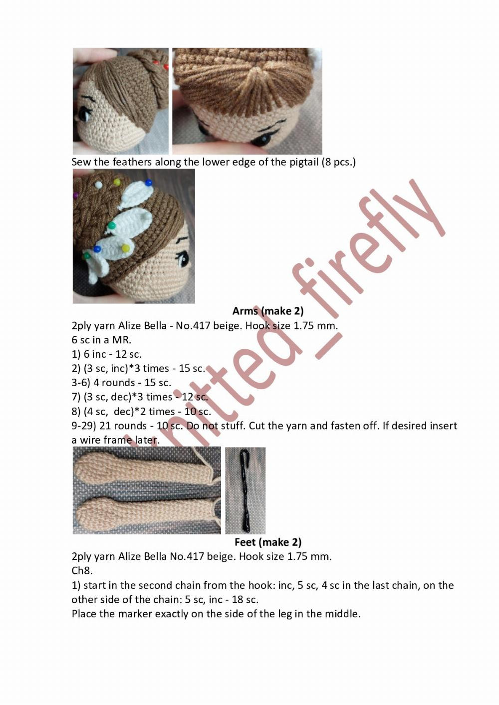 crochet pattern little angel