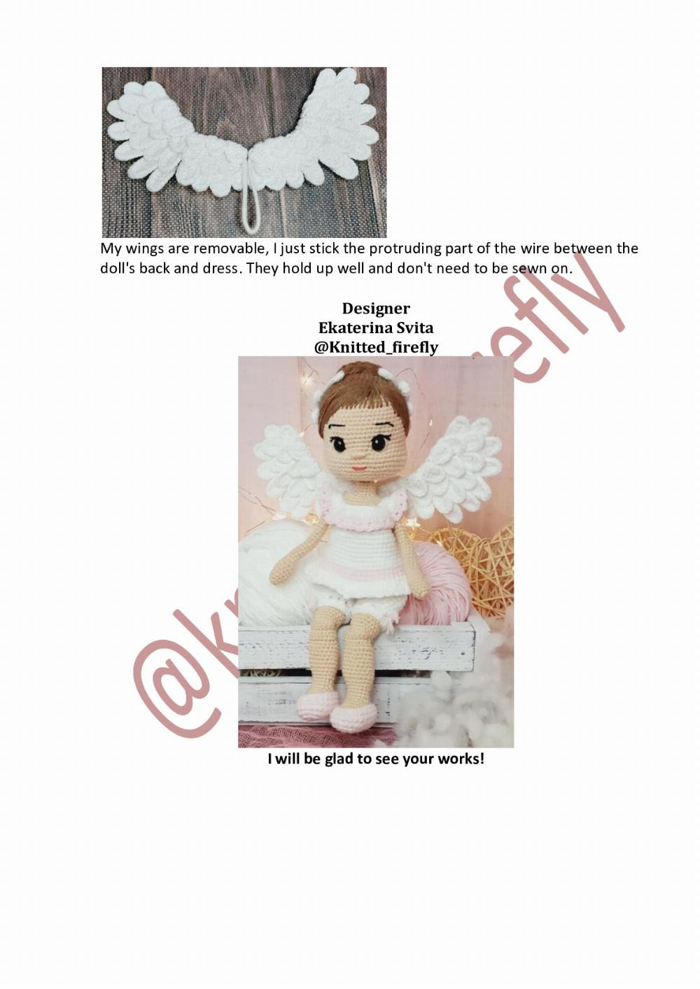 crochet pattern little angel