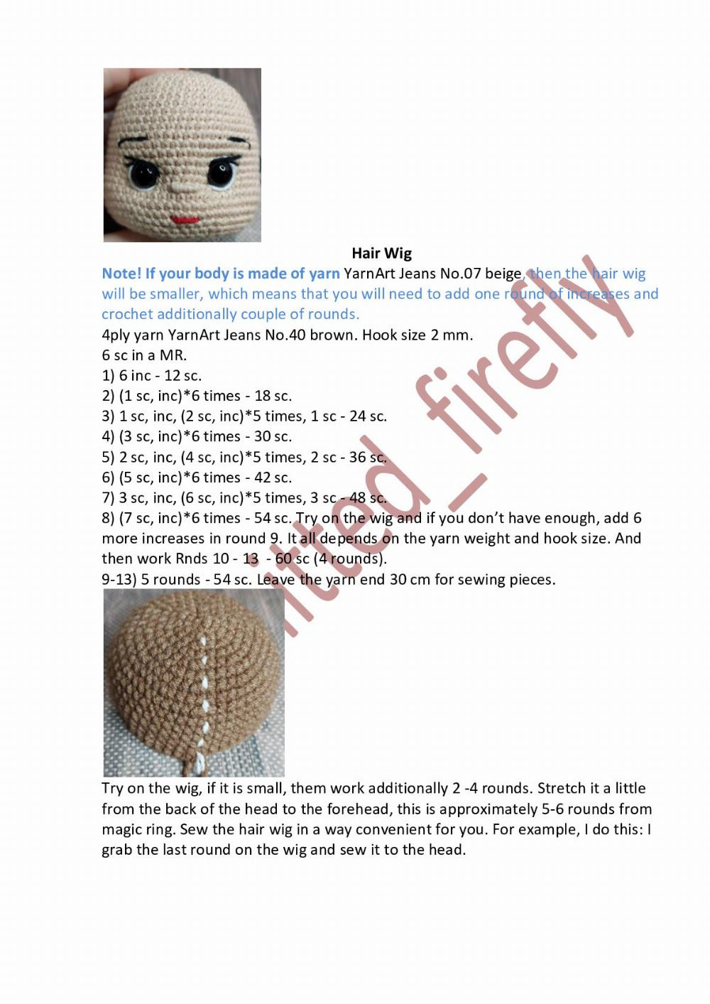 crochet pattern little angel