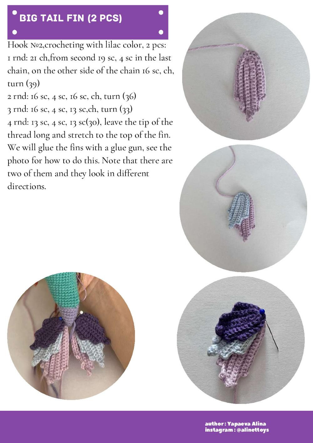 crochet pattern little mermaid