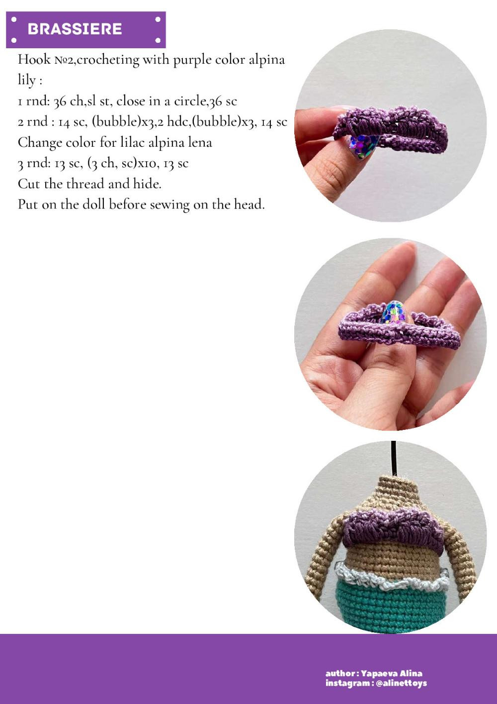 crochet pattern little mermaid