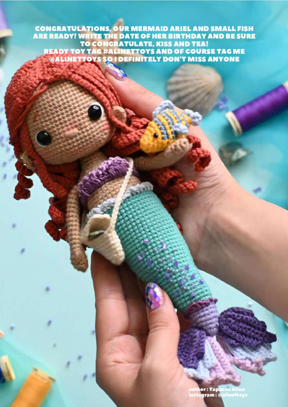 crochet pattern little mermaid