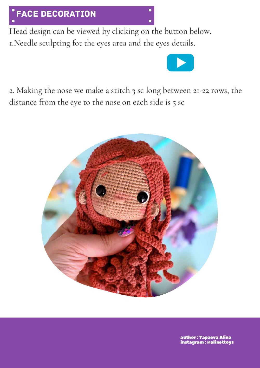 crochet pattern little mermaid