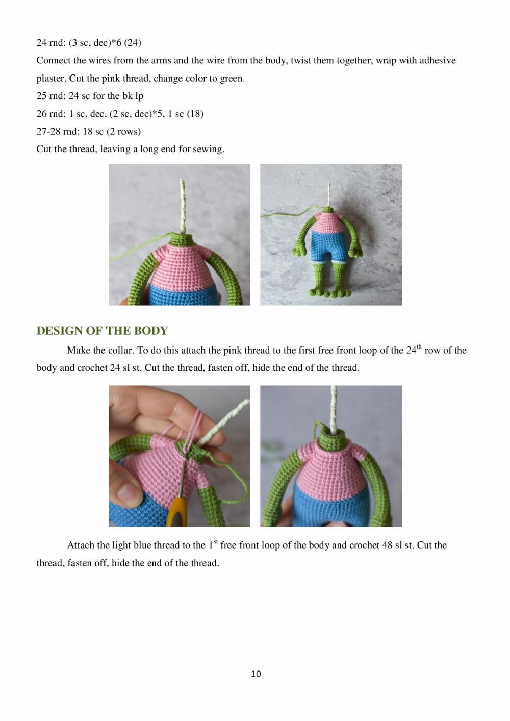 crochet pattern miss frog