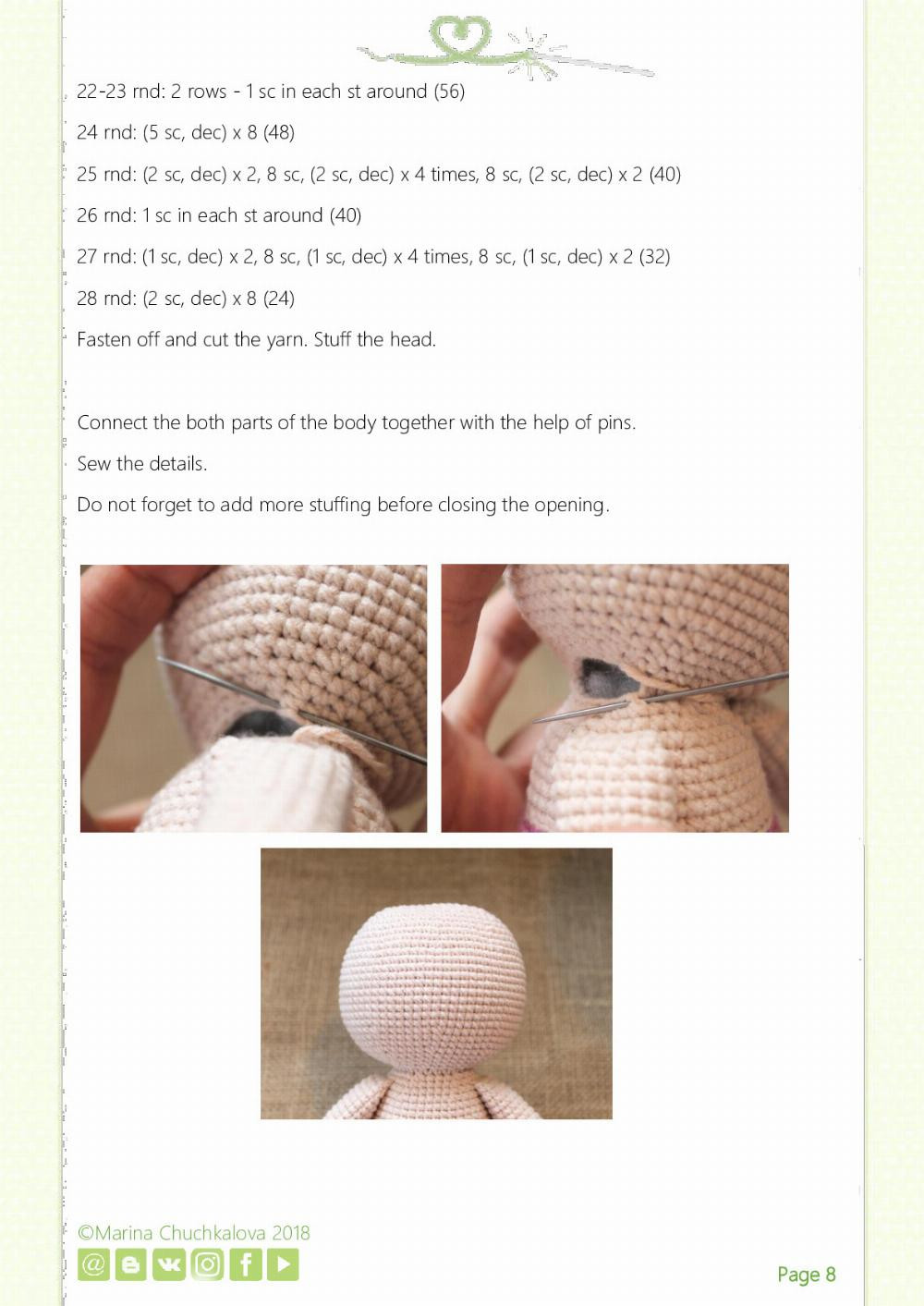 crochet pattern piglet margin and curly oink