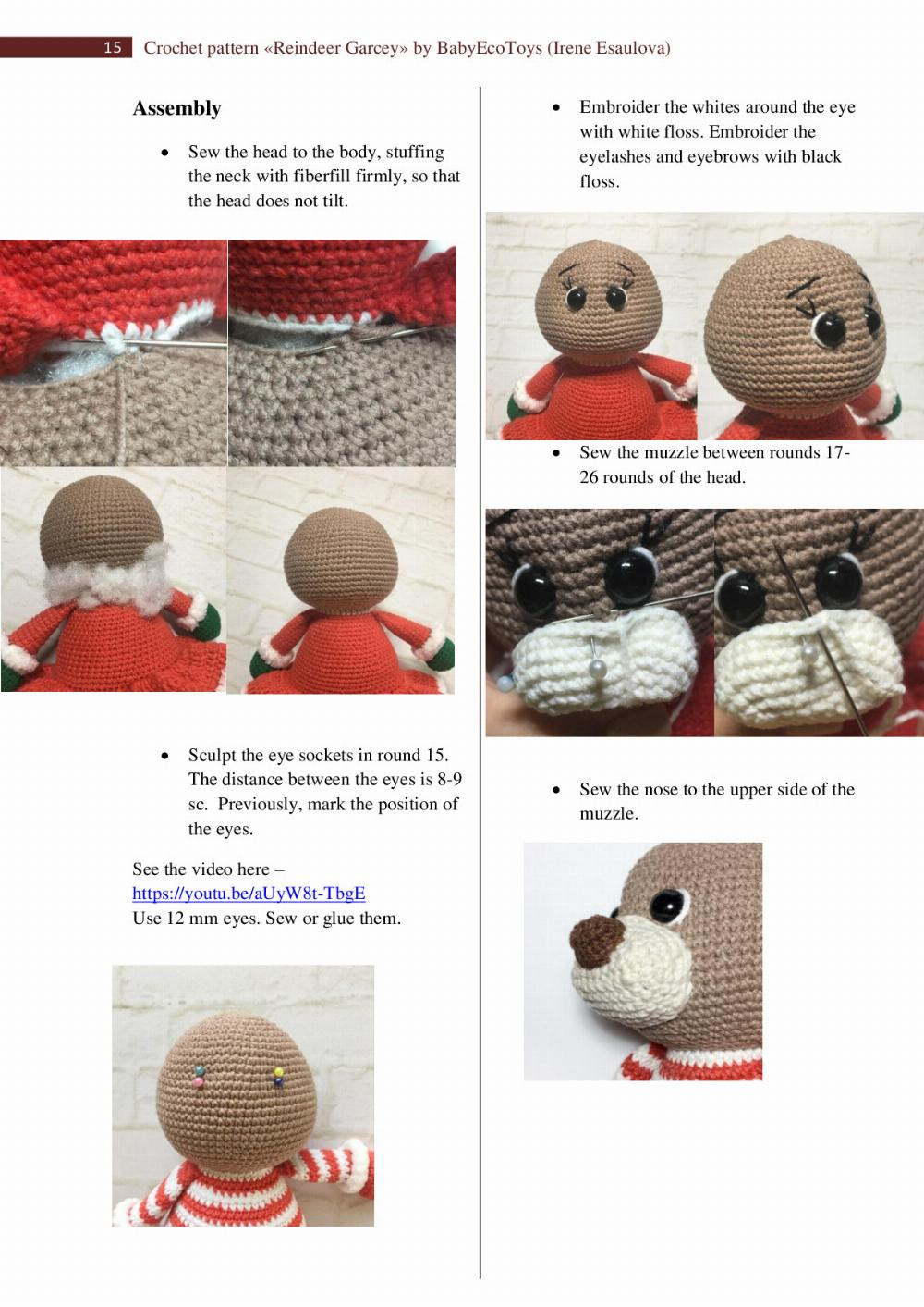 Crochet pattern «Reindeer Garsey»