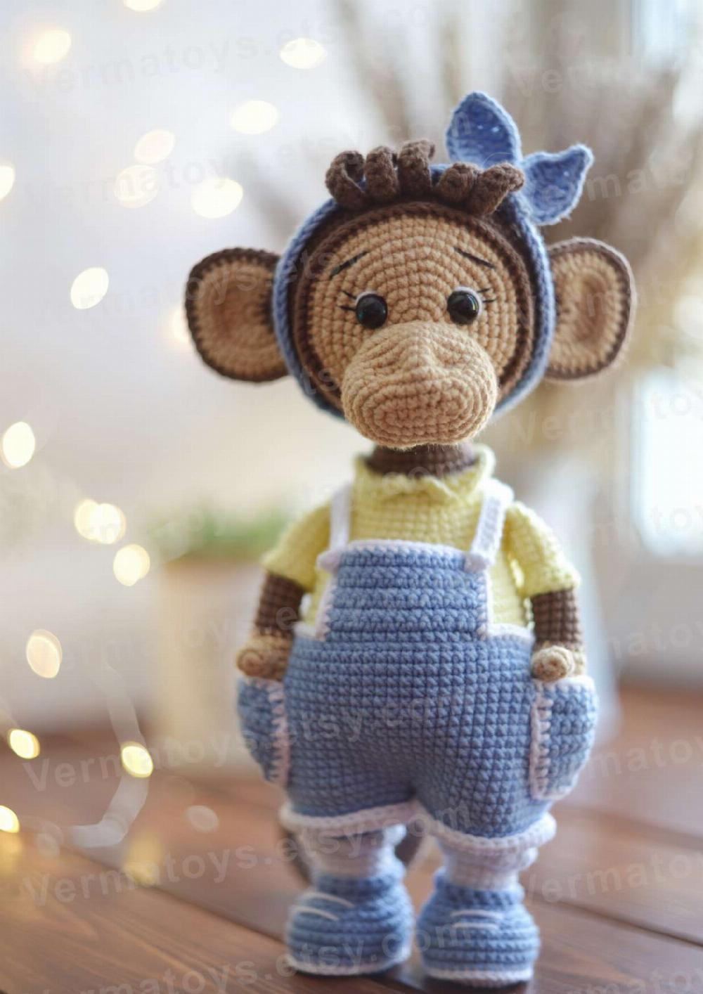 CROCHET PATTERN TOY "MONKEY MOLLY"