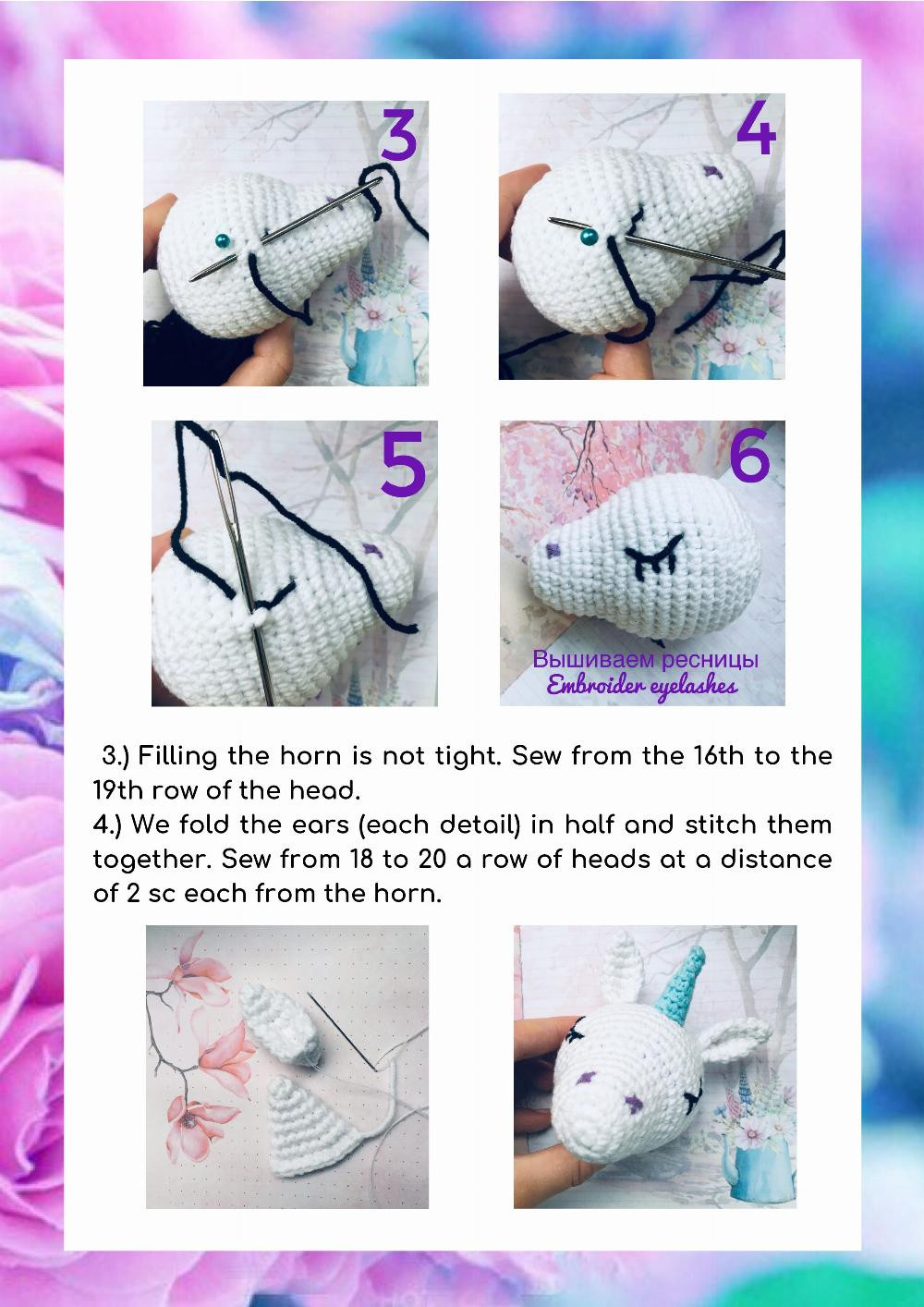 crochet pattern unicorn lilu