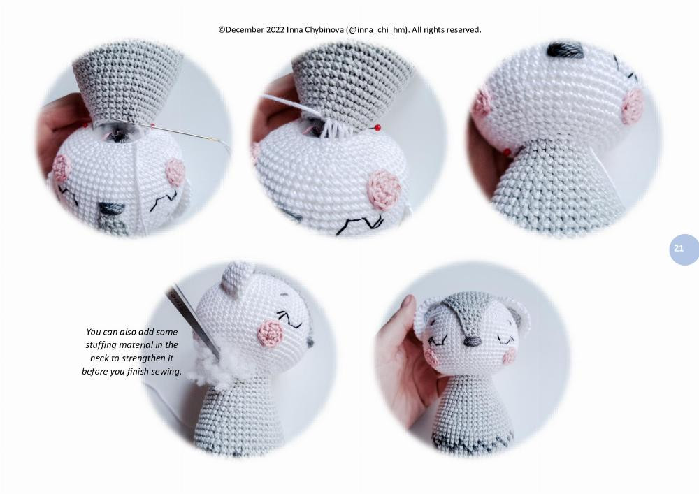 Crochet pattern “Wally the Polar bear”