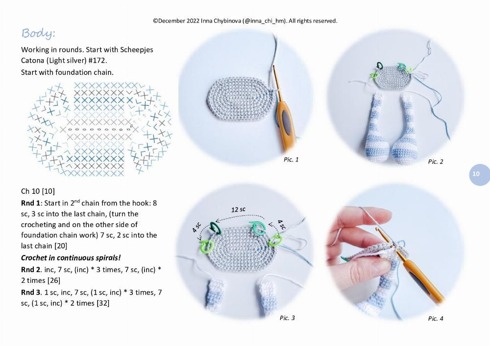 Crochet pattern “Wally the Polar bear”