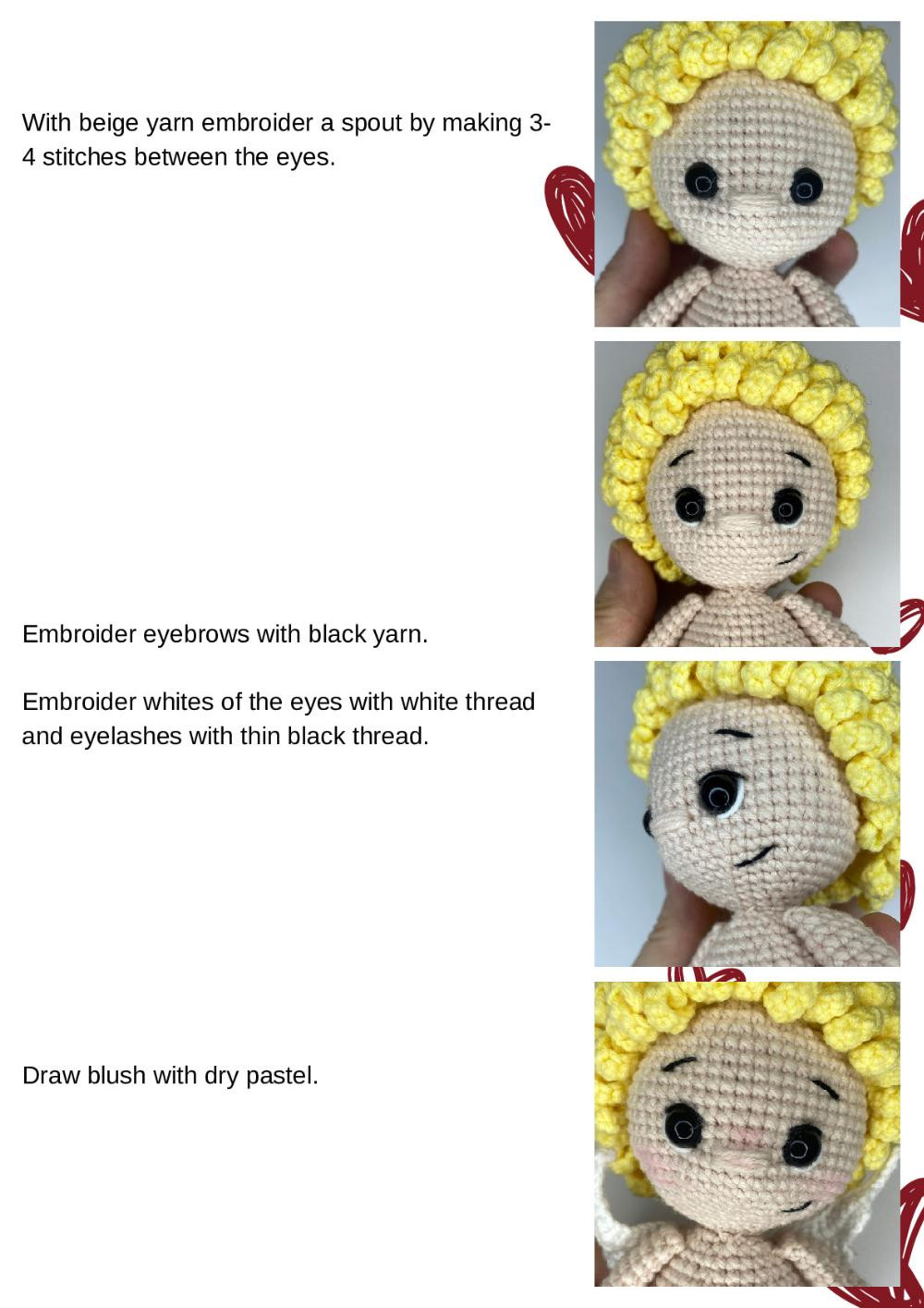 CROCHET TOY PATTERN “Cupid”