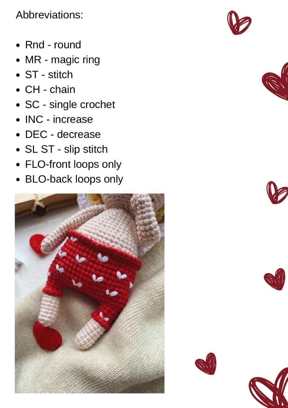 CROCHET TOY PATTERN “Cupid”