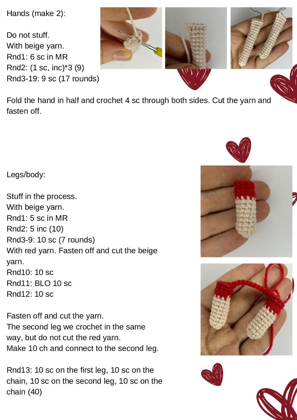 CROCHET TOY PATTERN “Cupid”