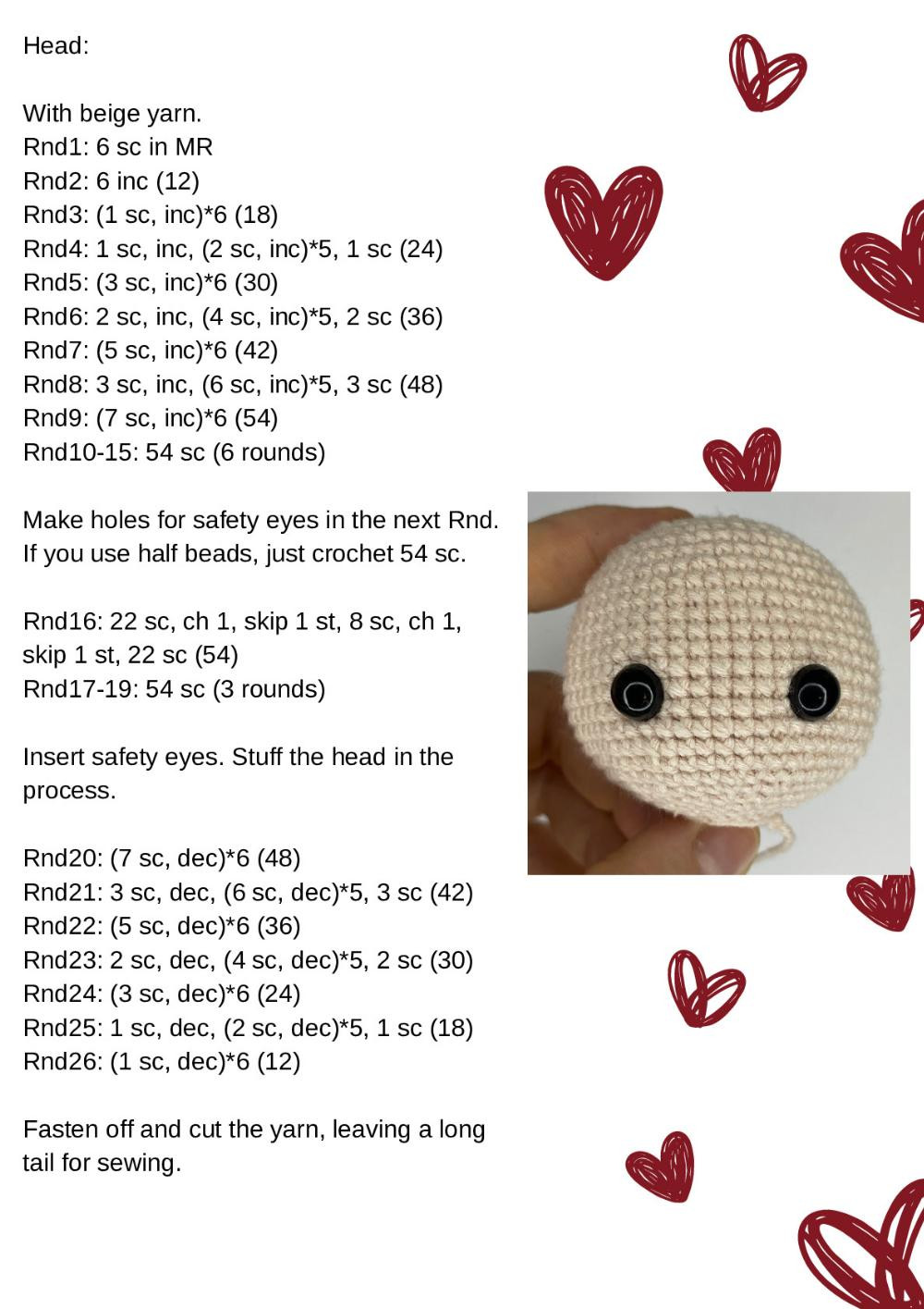 CROCHET TOY PATTERN “Cupid”