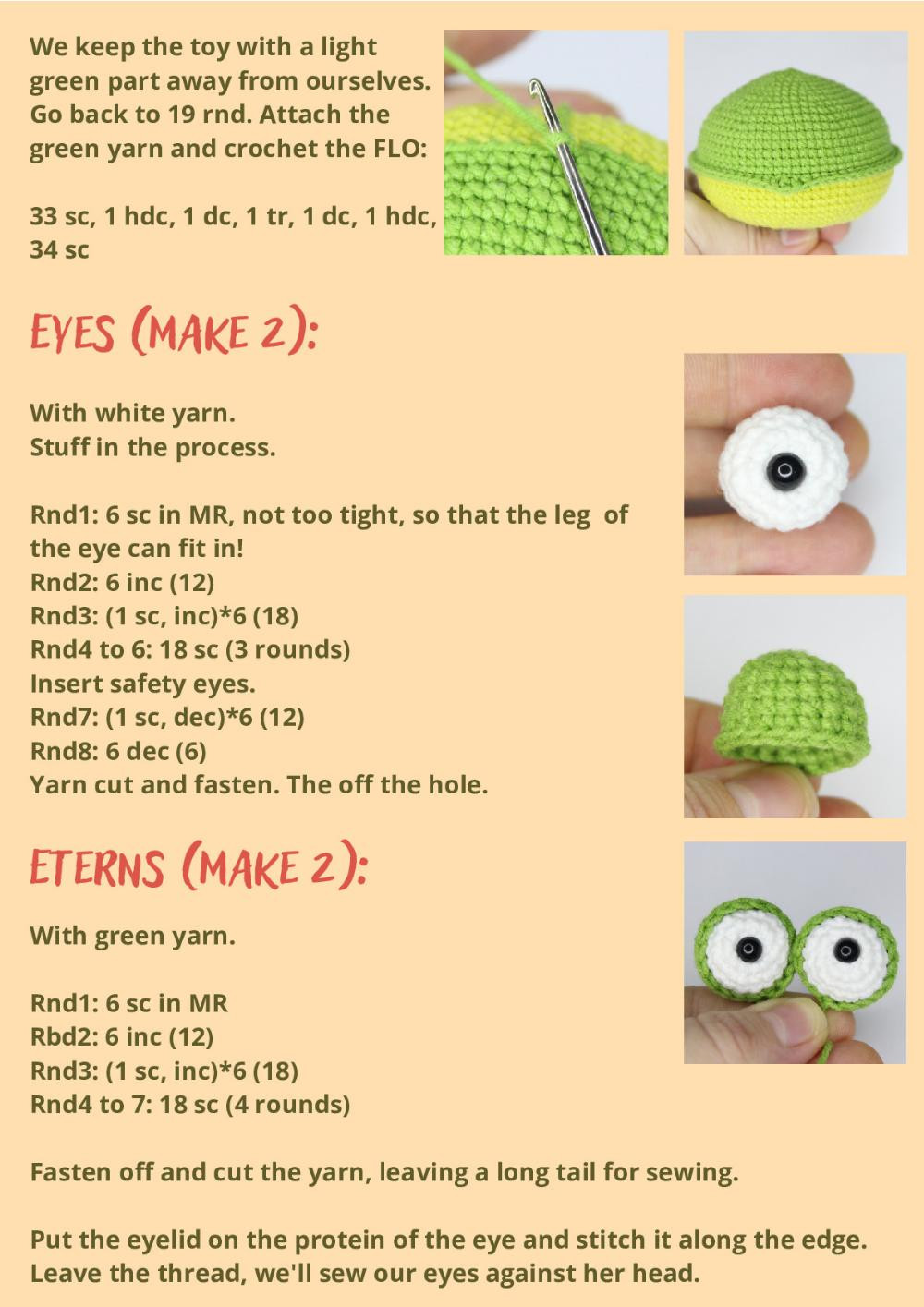 CROCHET TOY PATTERN «JAK THE Frog»