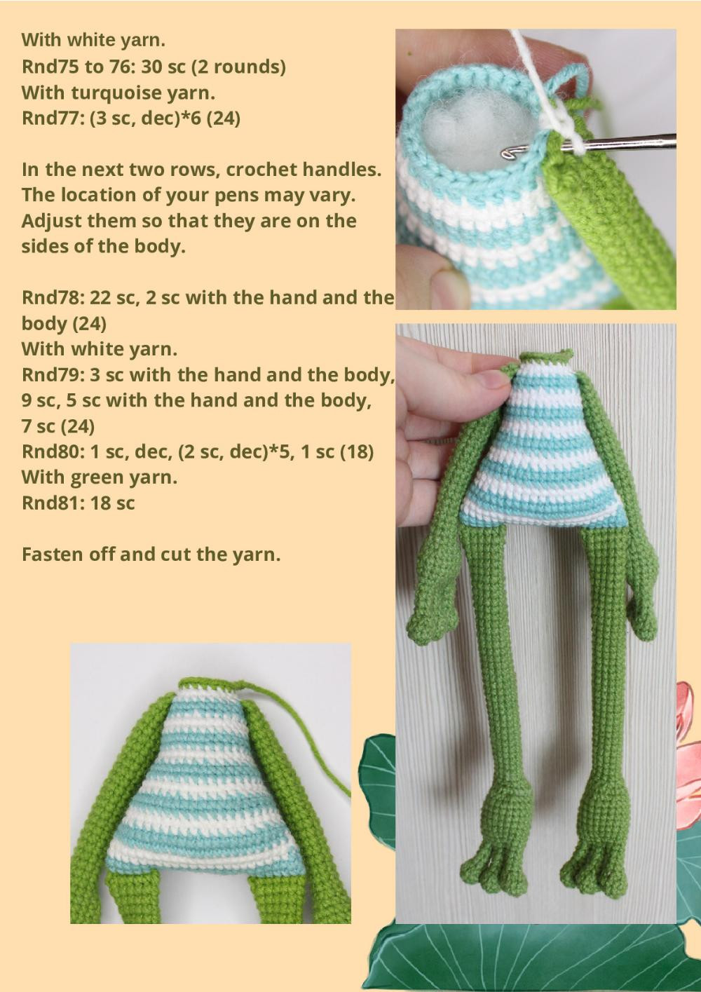 CROCHET TOY PATTERN «JAK THE Frog»