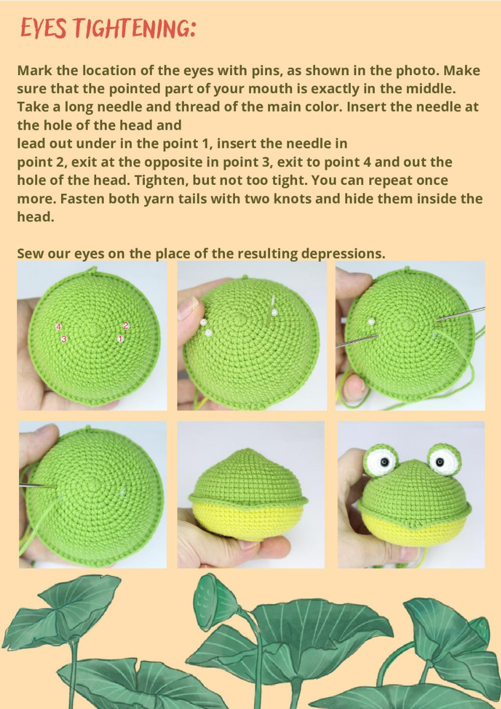 CROCHET TOY PATTERN «JAK THE Frog»