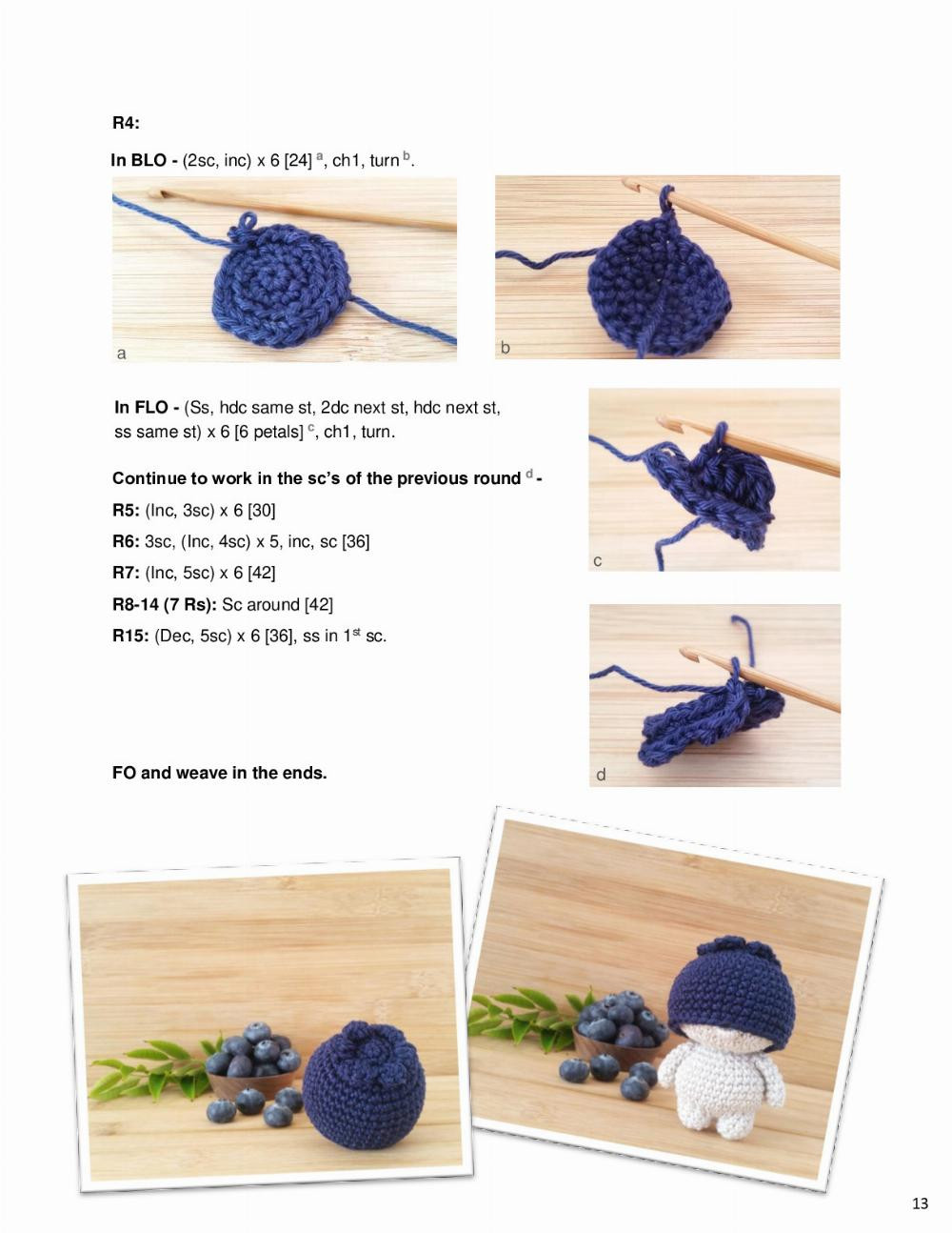 Crochet yourself 4 whimsical Berry Dudes