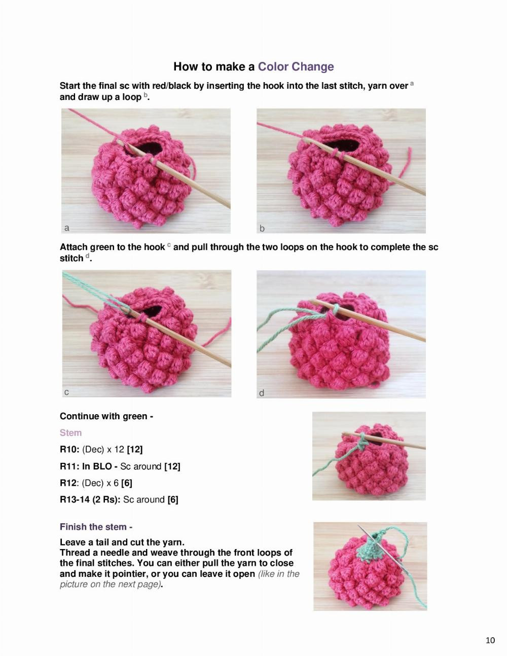 Crochet yourself 4 whimsical Berry Dudes