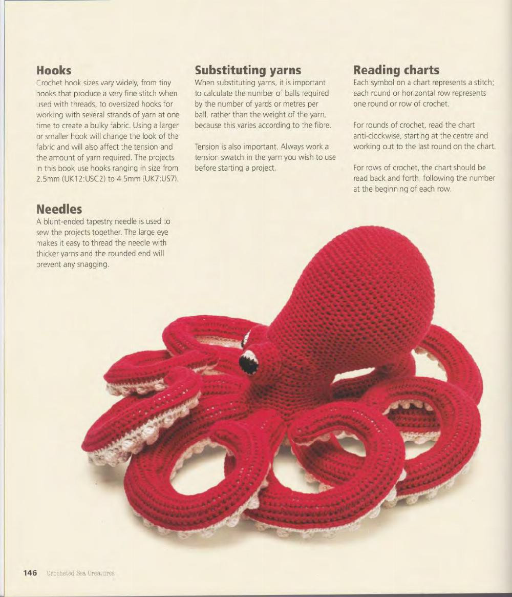 crocheted sea creatures A collection, starfish, whale, jelly fish, shark, puffer fish,  lobster, sea urchin, hermit crab, seahorse, octopus, angler fish, nautilus,