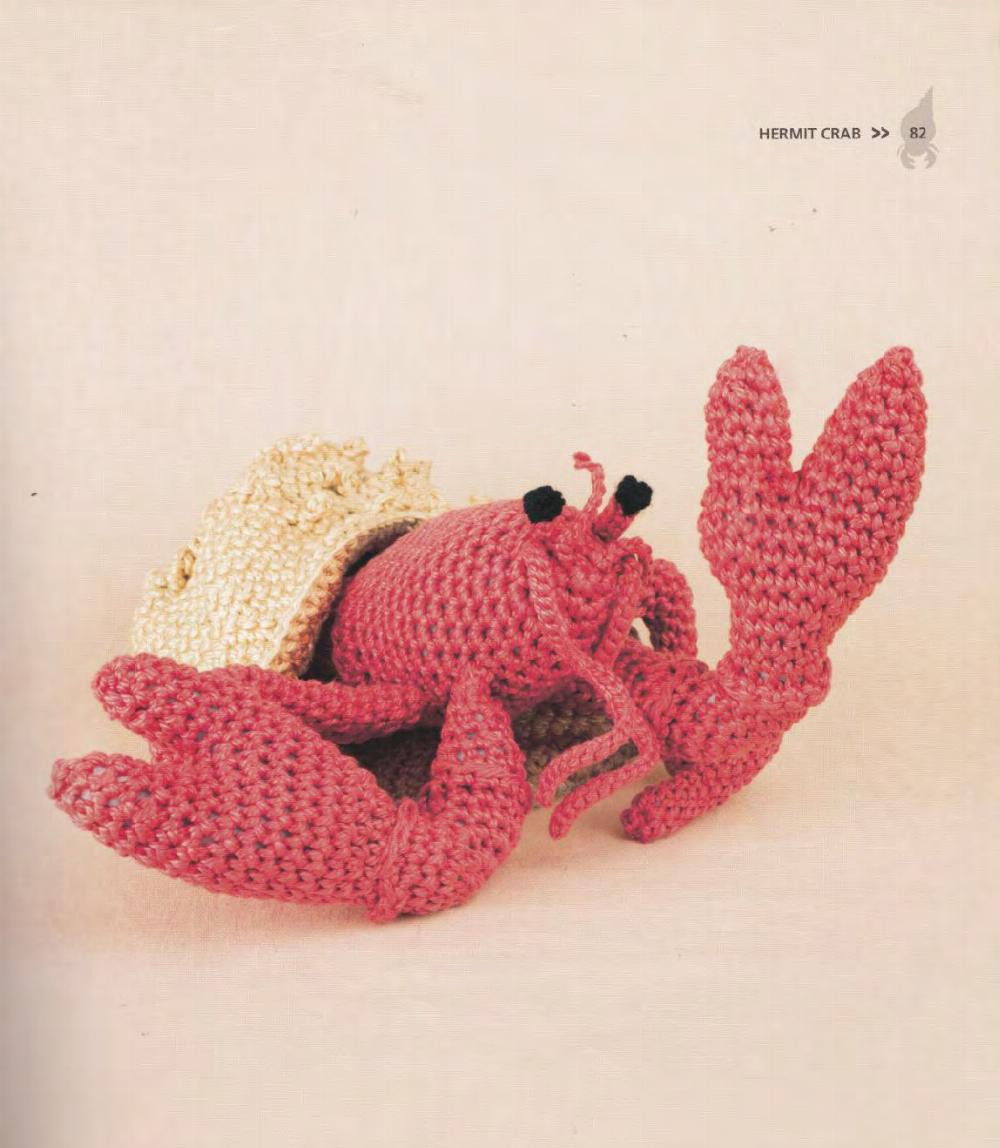 crocheted sea creatures A collection, starfish, whale, jelly fish, shark, puffer fish,  lobster, sea urchin, hermit crab, seahorse, octopus, angler fish, nautilus,