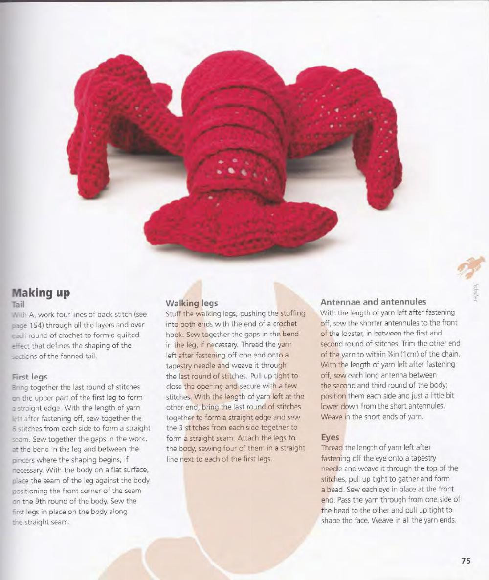 crocheted sea creatures A collection, starfish, whale, jelly fish, shark, puffer fish,  lobster, sea urchin, hermit crab, seahorse, octopus, angler fish, nautilus,