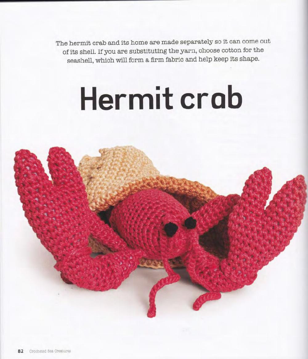 crocheted sea creatures A collection, starfish, whale, jelly fish, shark, puffer fish,  lobster, sea urchin, hermit crab, seahorse, octopus, angler fish, nautilus,