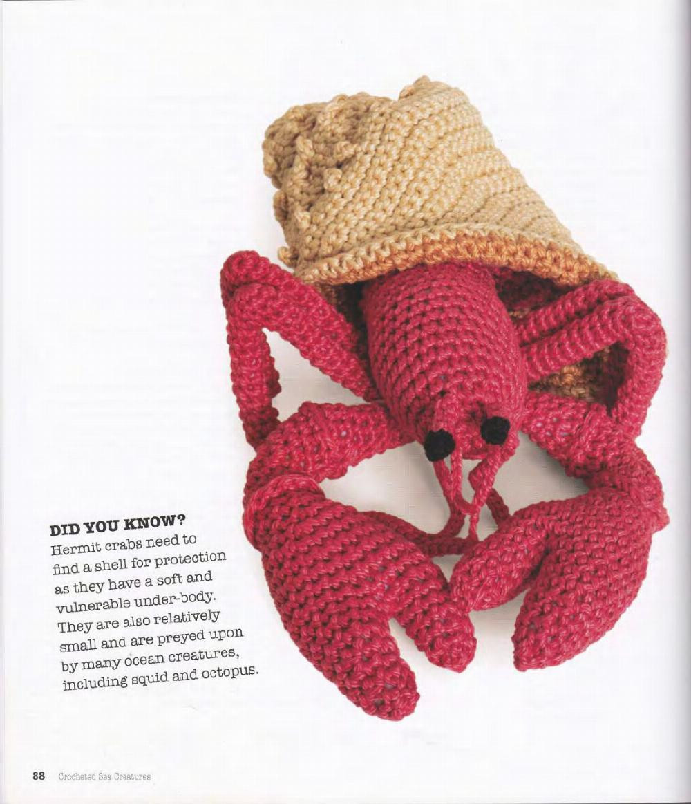 crocheted sea creatures A collection, starfish, whale, jelly fish, shark, puffer fish,  lobster, sea urchin, hermit crab, seahorse, octopus, angler fish, nautilus,